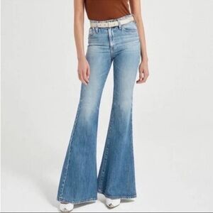 AG Adriano Goldschmied The Iva high rise bell bottom flare jeans